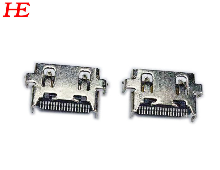 HDMI AF CL-0.8 黑LCP 端子GF 铁壳镀镍