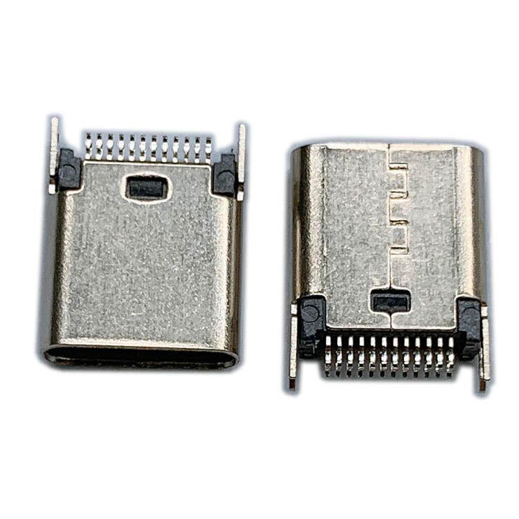 USB C/F 夹板1.0铆合款L9.30 黑LCP外壳不锈钢镀镍