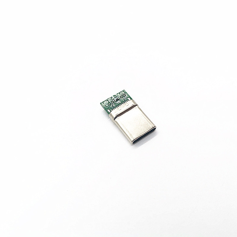 USB-Type-CM/夹板0.8拉伸款/2.0板 R1=56K/弯端/15卡勾/HSF